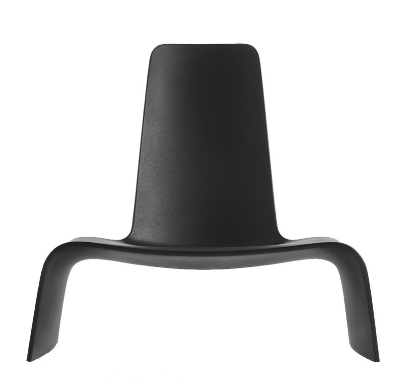Land Lounge Chair Sessel in Basaltgrau, moderne Sitzgelegenheit für Wohnzimmer und Garten.